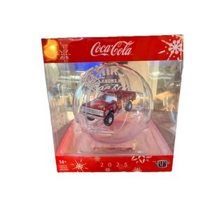 2025 M2 Machines Christmas Ornament Coca Cola-  " 1974 Dodge W200 Power Wagon"